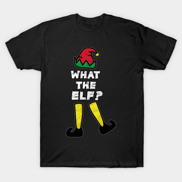 Christmas-What The Elf? T-Shirt by AlphaDistributors